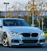 BMW 3 Series M Sport 340i 335i F30 F31 2012 2013 2014 2015 2016 2017 2018 2019 with Aftermarket Parts - V1 Front Lip & Front Side Splitters Carbon Fiber from Geex Village